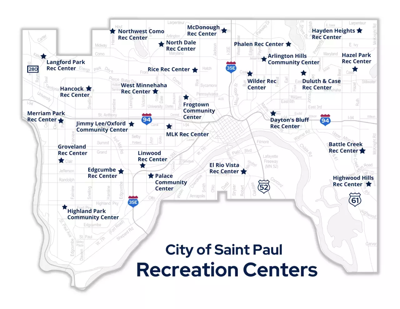 Recreation Centers Saint Paul Minnesota